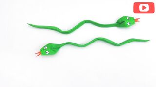 How to make paper snake| paper se snake kese banae| paper snake making|