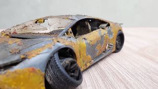 Restoration Lamborghini Huracan to 24k GOLD