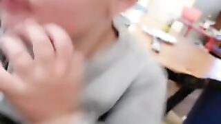 Dad's punishment haircut transforms son into a middle-aged man