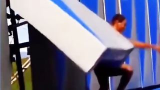 funny video during the race