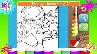 Coloring Disney - Incredibles 2