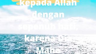 Jangan berhenti berdoa