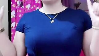 Viral Cewek baju biru jangan sampai lepas