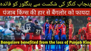 Punjab king vs DC Punjab lose match RCB benefits