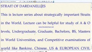 Dardanelles Strait