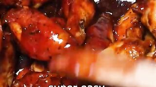 Honey BBQ chicken wing