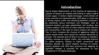 The Art of Being Found An Introduction to Search Engine Optimization
