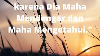 Ketika doa jadi andalan