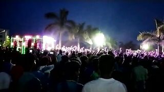 College students dance