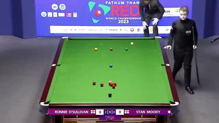 Ronnie o'sullivans Vs Stan moody six red ball world snooker championship...