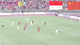 "And it's just like in Europe! The English commentator for the Indonesia vs. Vietnam semifinal match says:"