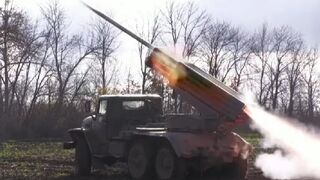 Ukrainian forces fires rockets at Russian positions near Kharkiv and Luhansk