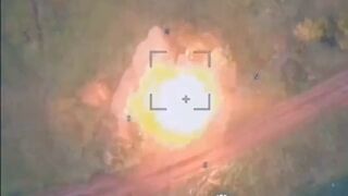 Russian Lancet loitering munitions Strikes Two Ukrainian M109A3GN 155mm howitzers