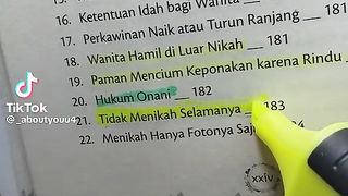 Hukum tidak menikah dalam