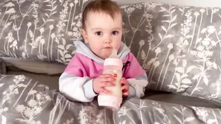 Adorable Baby Refuses To Go Sleep Without Husky Kisses!????.