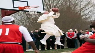 You laugh, you'll dunk harder