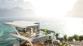 Dream house. House of the future.