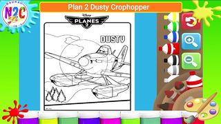 Coloring Plan 2 Dusty Crophopper