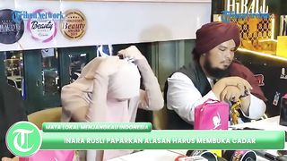 DIGUGAT CERAI VIRGOUN, INARA RUSLI PUTUSKAN BUKA CADAR, Tak Kuasa Menahan Tangis