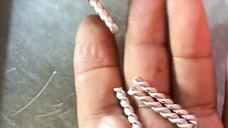 Beautiful thread ring manufacturing process