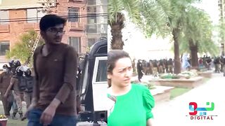 Sometime before exclusive video of sanam javed khan arrest