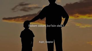 Ota oz farzandi uchun xamma narsaga tayyor