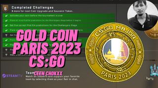CS:GO Paris Major Gold Coin 2023 Ceen Chokxx
