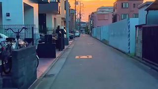 sunset in japan
