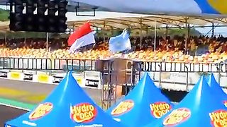 Nah ini Keseruan aksi DRAG BIKE di sirkuit mandalika
