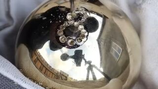 Making N8 Ball out of Nails - Sand Casting.