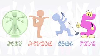 Hokey Pokey song Body Action - kids song