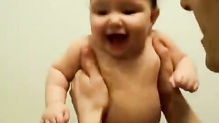 Scared baby Funny baby and fear