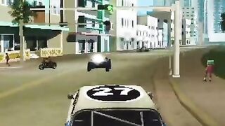car is flying with me gta vice city #gtavicecity