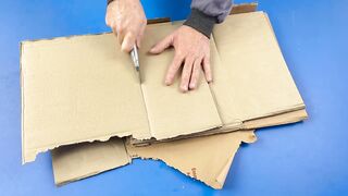 Why it is Not Patented_ Insert Cardboard Into Angle Grinder and Amazed.