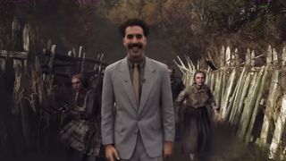 Borat in Resident evil 4