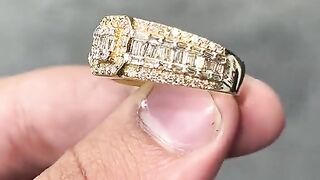 Real Diamond & Solid Gold Men's Band by Ijaz Jewelers
