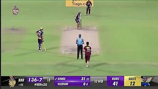 Thrilling last 2 overs KKR vsLSG