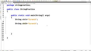 Practising String Methods in java #3