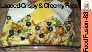 Crispy and Creamy Loaded Fries !! You Never Eat Like These Fries !!