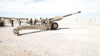 Watch Artillery Soldiers from Iraq's 101st Battalion Rock a Live Fire Exercise!