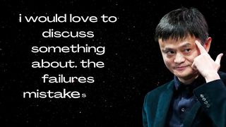 i would love to discuss something about. Jack Ma
