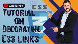 menghias link css
