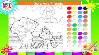 The moment when Doa will travel with her beloved monkey