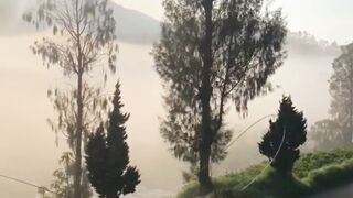 the beauty of the country above the clouds