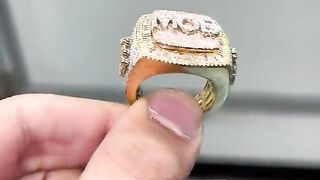 Real Diamond MOB & Real Gold Super Bowl Ring
