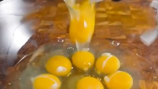 Asian egg burger