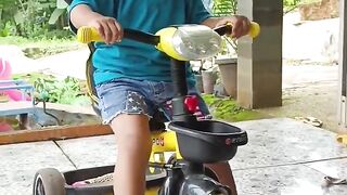 yumna learning to go cycling