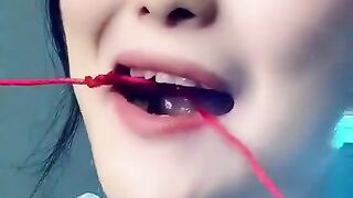 Asian cute tongue