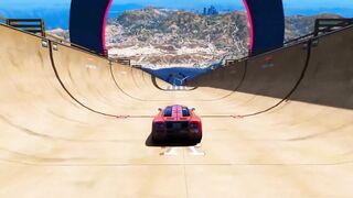Superhero Car: Mega Ramp Games 6