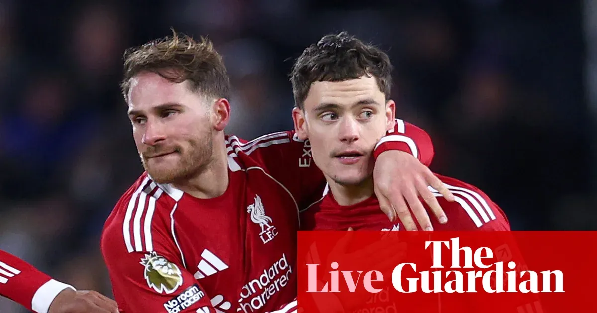 Wirtz levels as Fulham and Liverpool are 1-1 at Craven Cottage — I.guim.co.uk